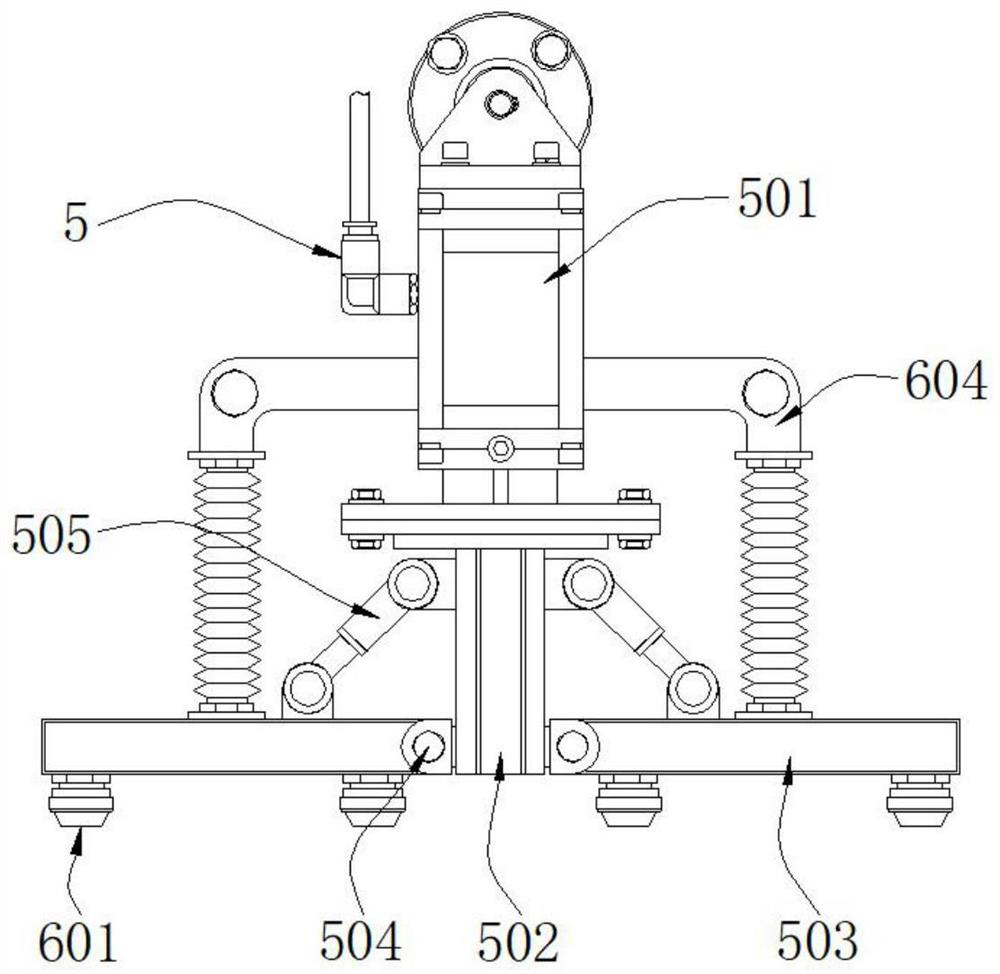 Automatic fire extinguishing device and system for island base