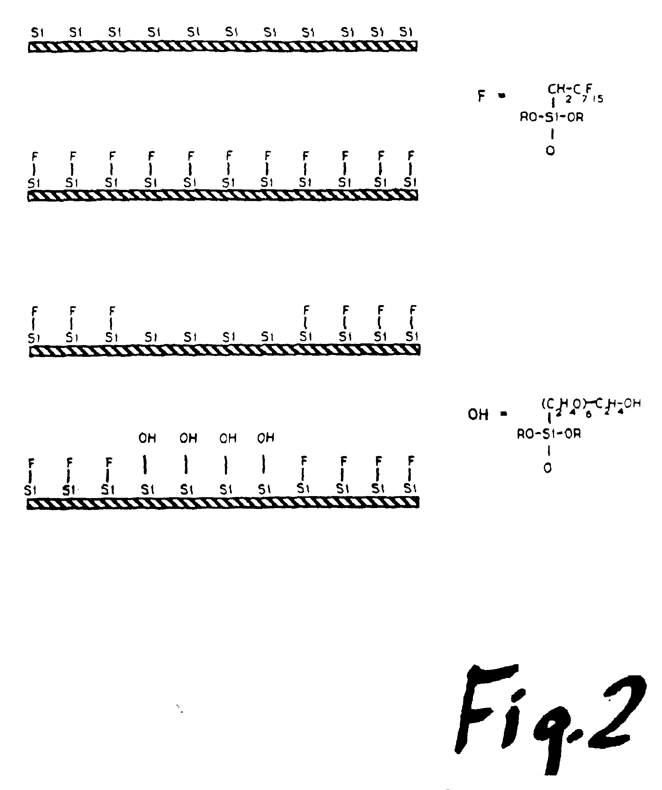 Method and apparatus for conducting an array of chemical reactions on a support surface