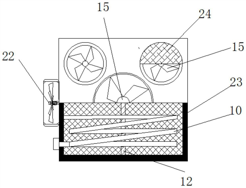 Stepped cooling closed cooling tower