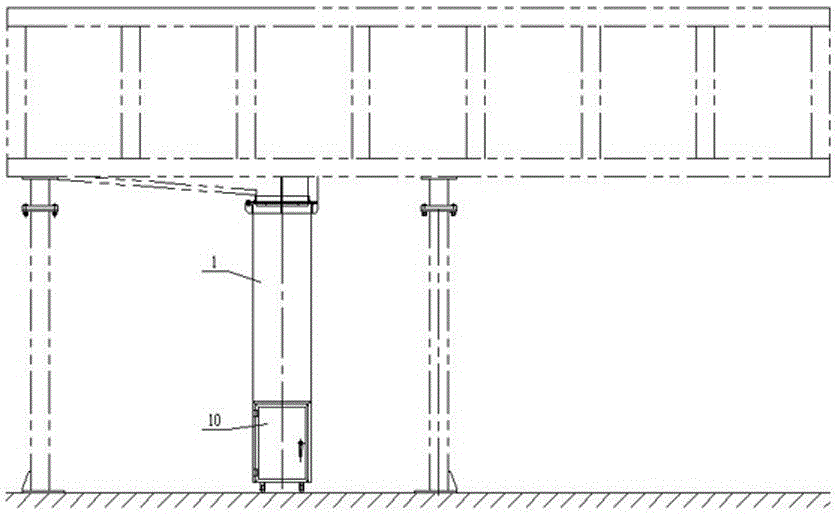 Landfill leachate collecting and guide draining device