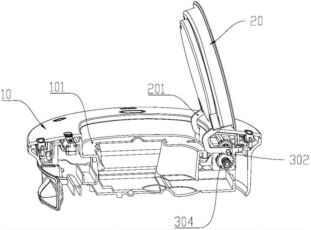 Door opening mechanism of poker machine