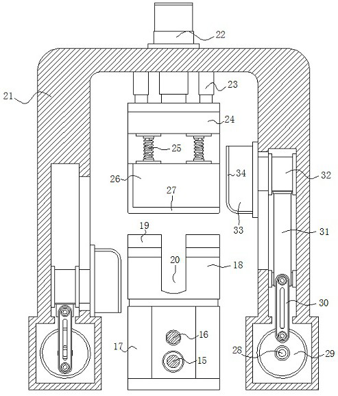 Special-shaped bolt machining equipment with curvature detection function