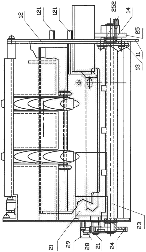 The automatic binding and banknote pressing mechanism is evenly arranged on the two sides of the sorting machine