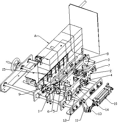 Packing box multi-layer stacking mechanism