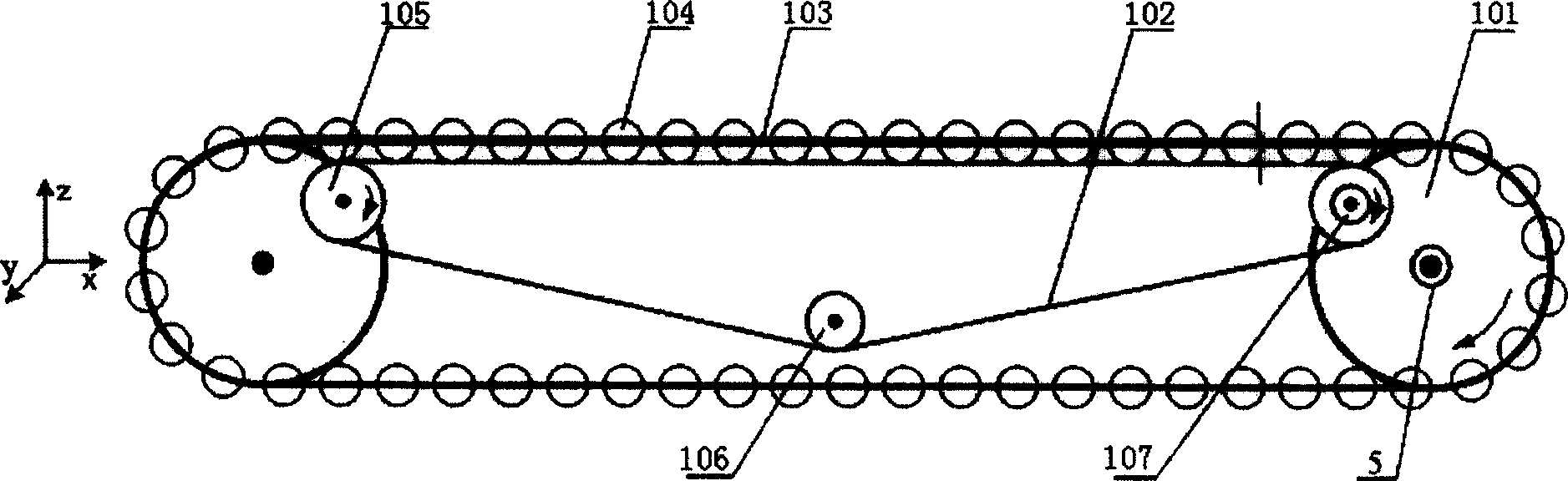 Fruit size compensation method and apparatus for light characteristic on-line detection of fruit internal quality