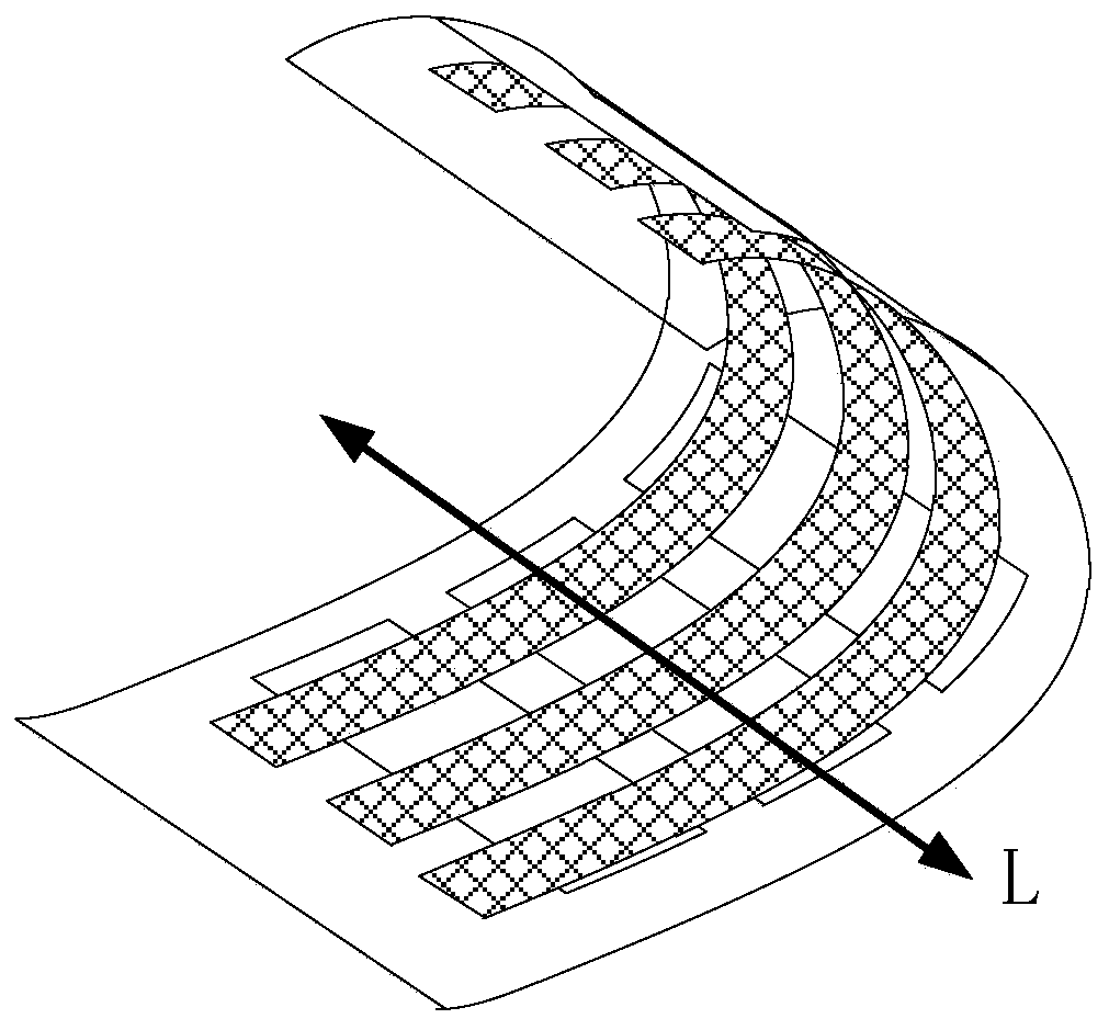 A flexible touch display panel and a flexible touch display device