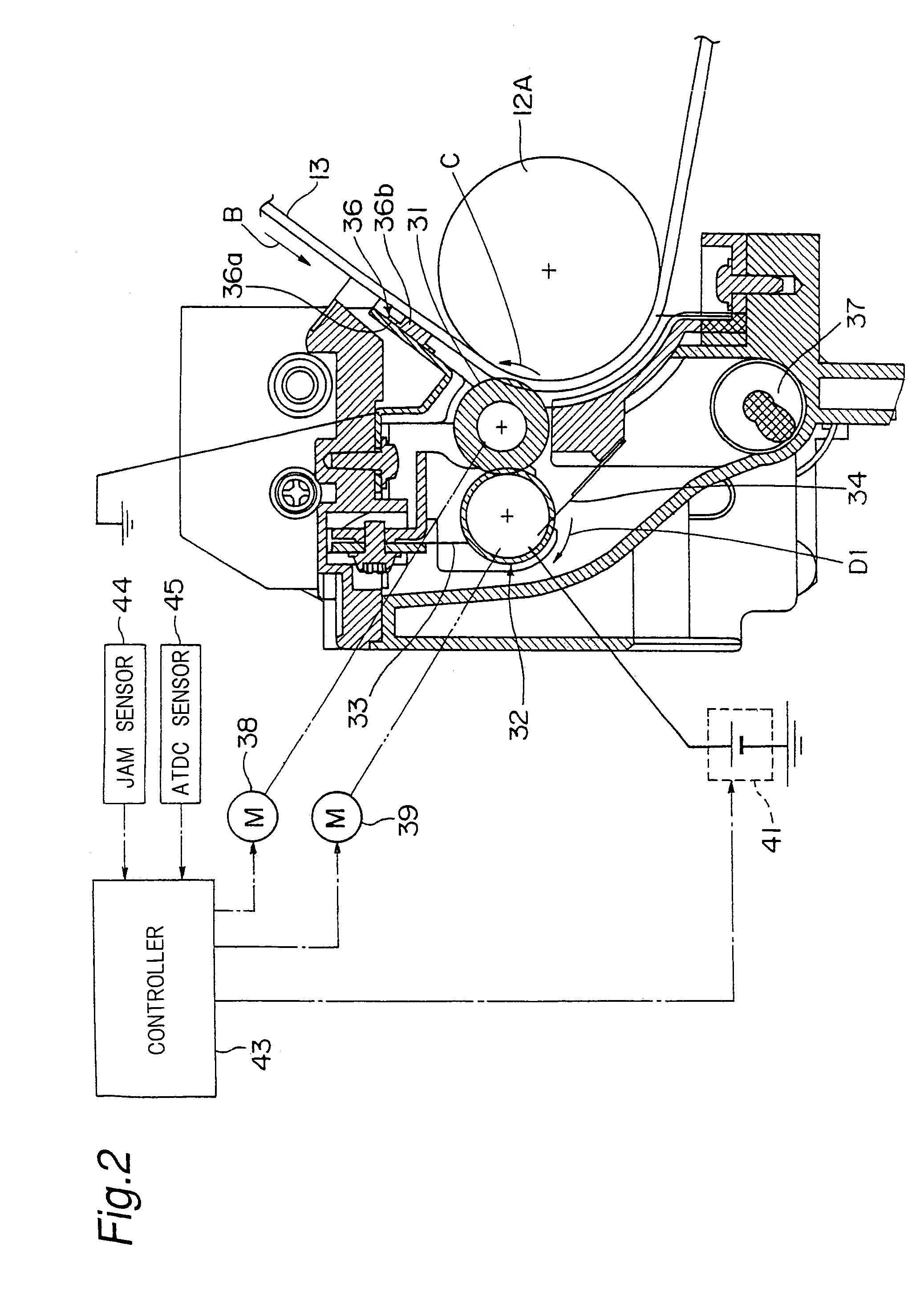 Cleaning device and image forming apparatus having a cleaning brush and a collection roller that move in the same direction at a contact area therebetween