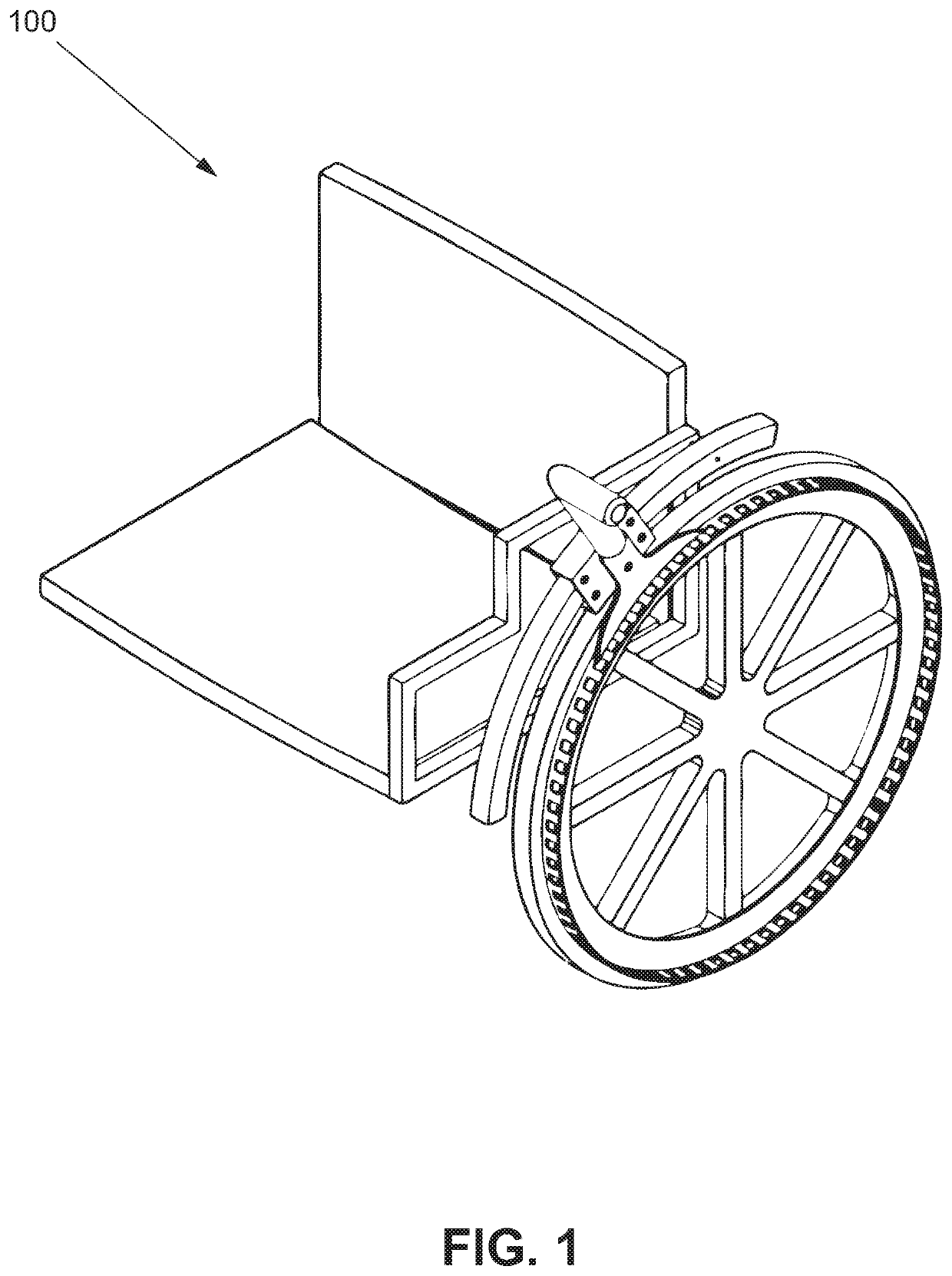 Wheelchair With Ratchet/Pawl Drive System