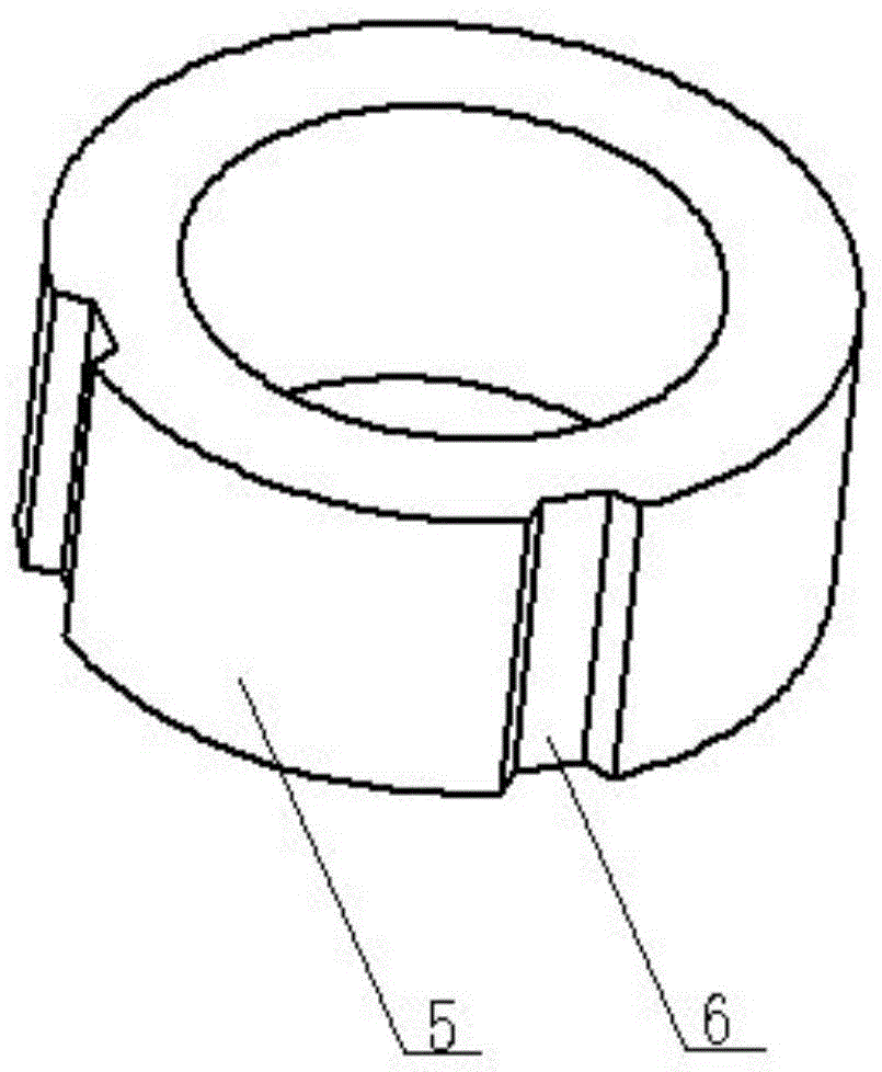 A super-high annular sand core positioning method