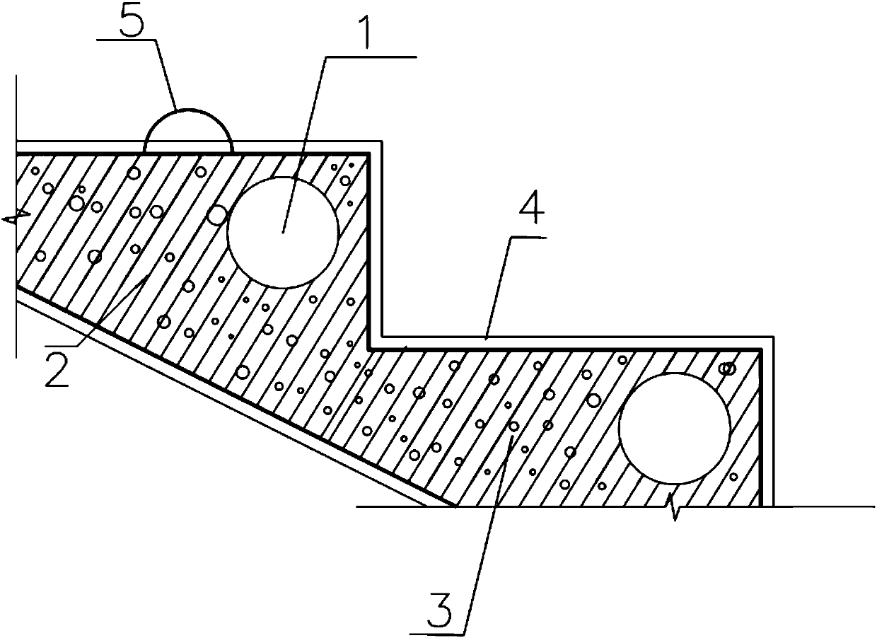 Lightweight ceramsite concrete assembly type prefabricated hollow staircase and preparation method thereof