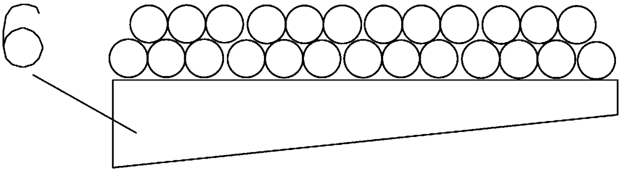 Installation-type cable support and method for laying control cable in cable trough