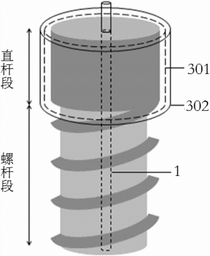 Uplift pile with upper straight rod and lower screw suitable for seasonal frozen soil regions and construction method thereof