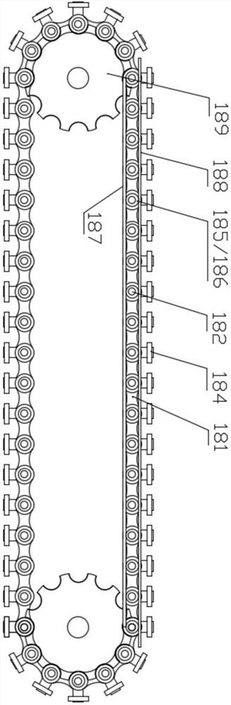 A split shaft device for bonding bamboo and wood straw processing