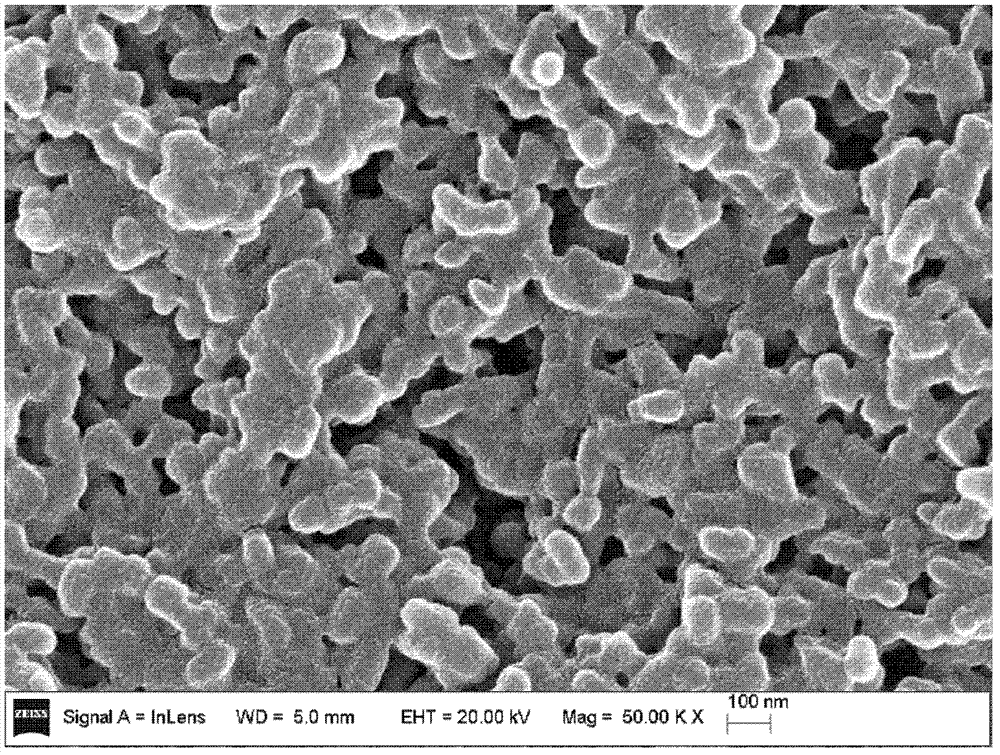 Supported organic rhenium catalyst and preparation method thereof