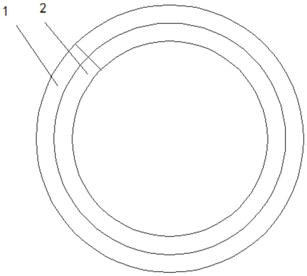 Line windproof low-temperature-resistant telescopic spring, power transmission line and method