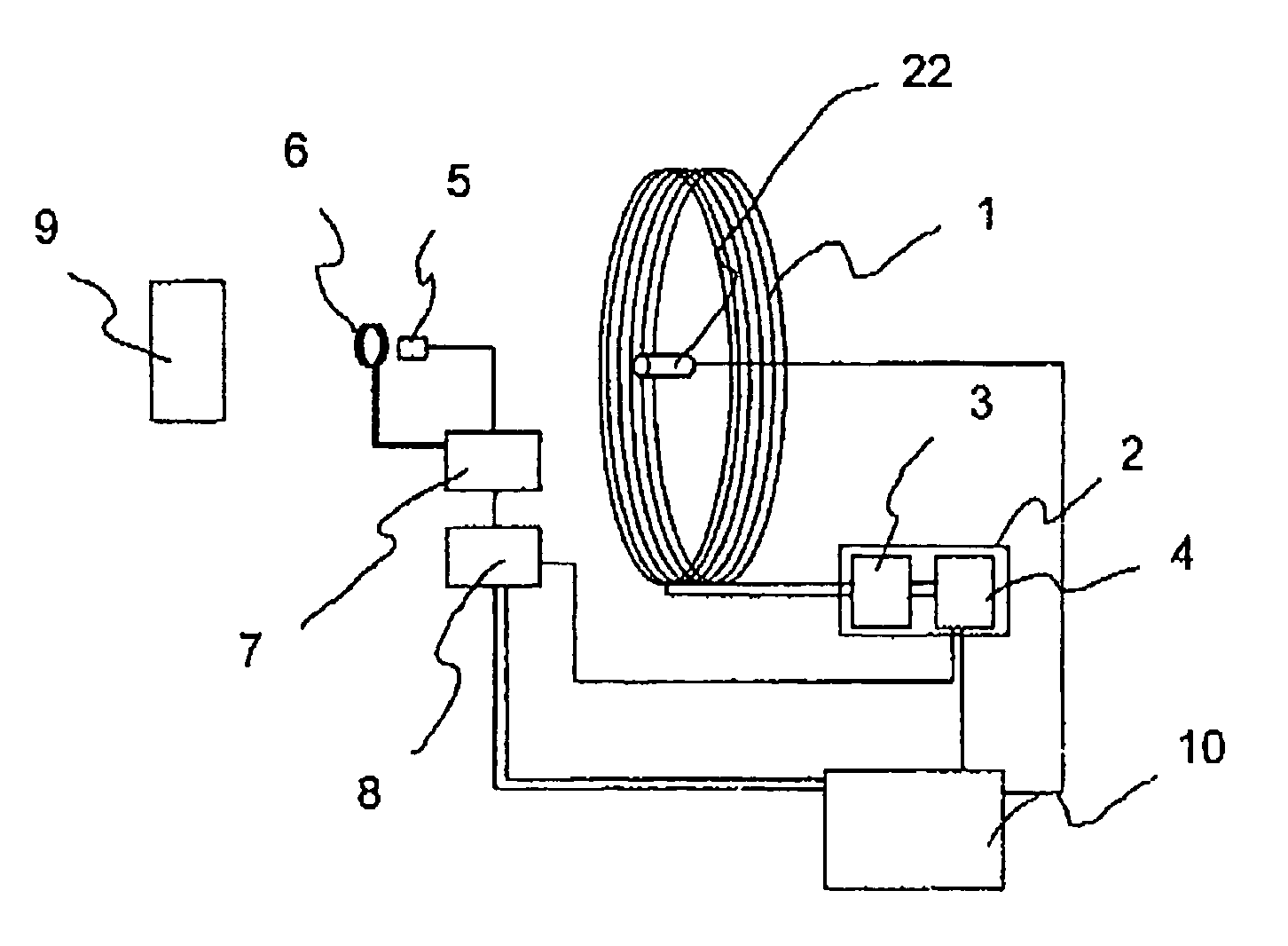 Magnetic detecting device and material identifying device