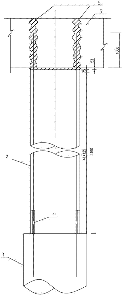 Assembled bridge pier and construction method thereof