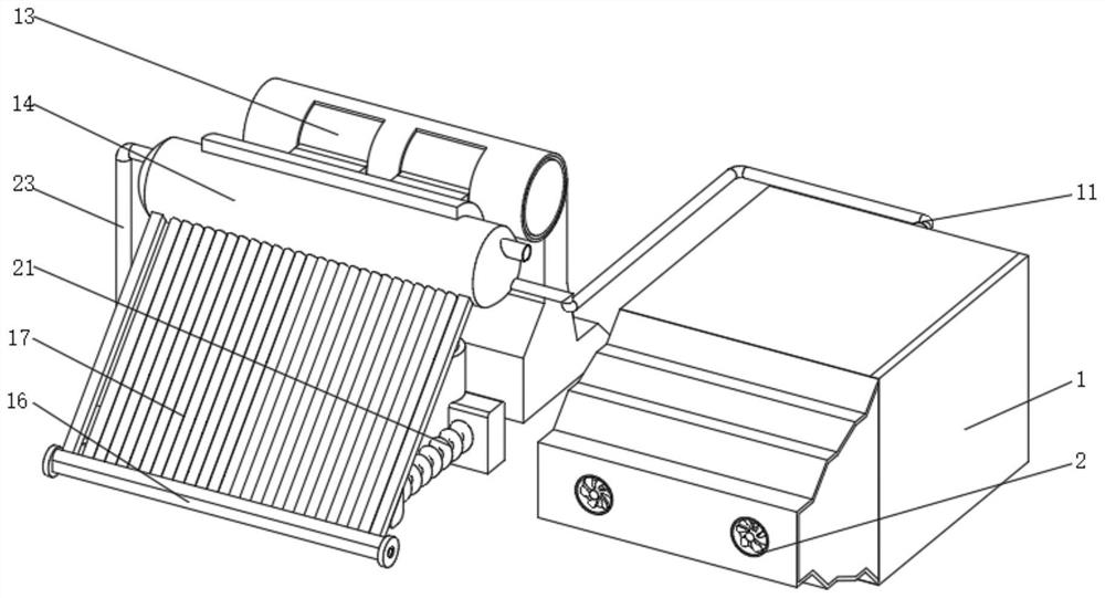 Efficient and energy-saving air energy and solar energy combined water heater