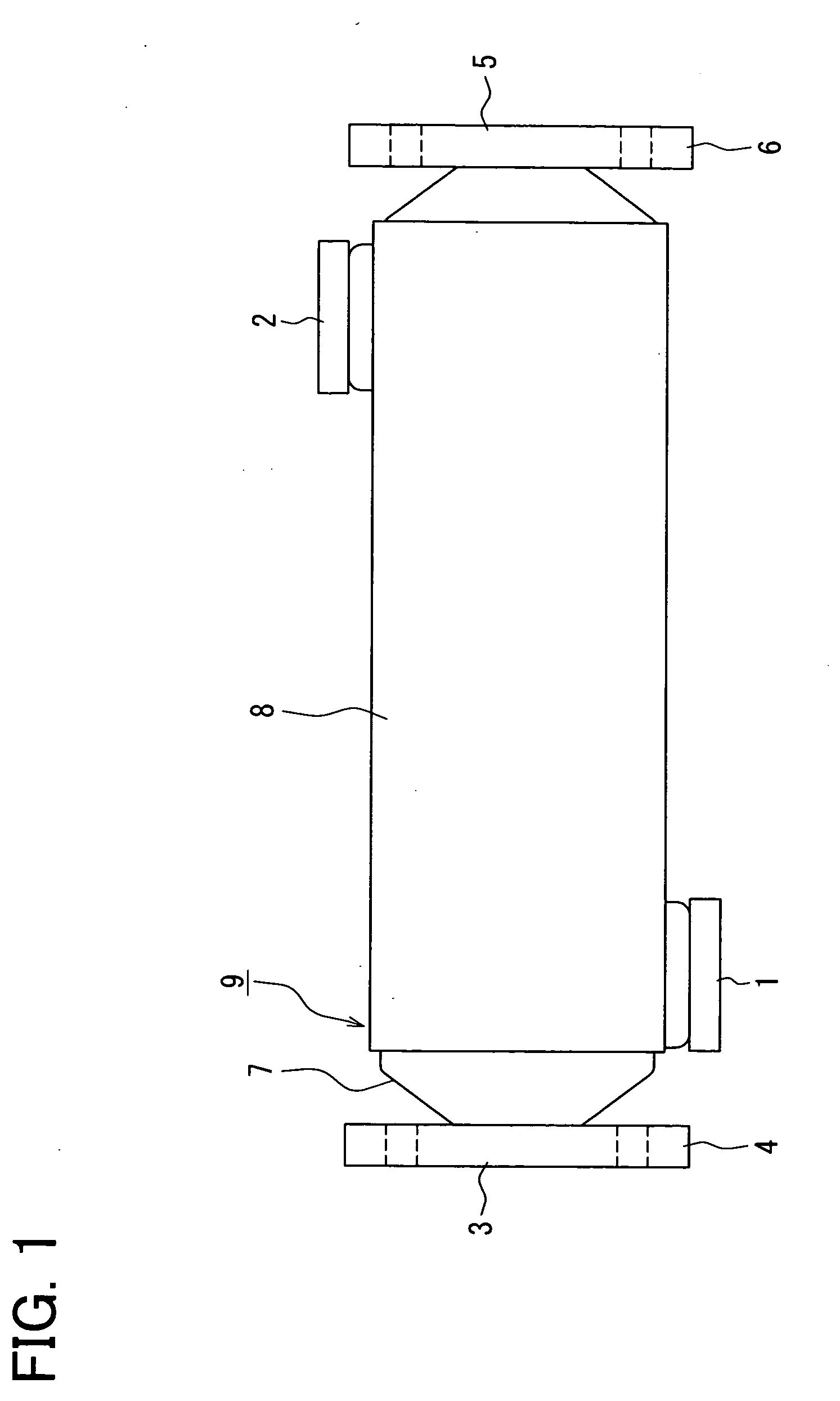 Heat exchanger for cooling high-temperature gas