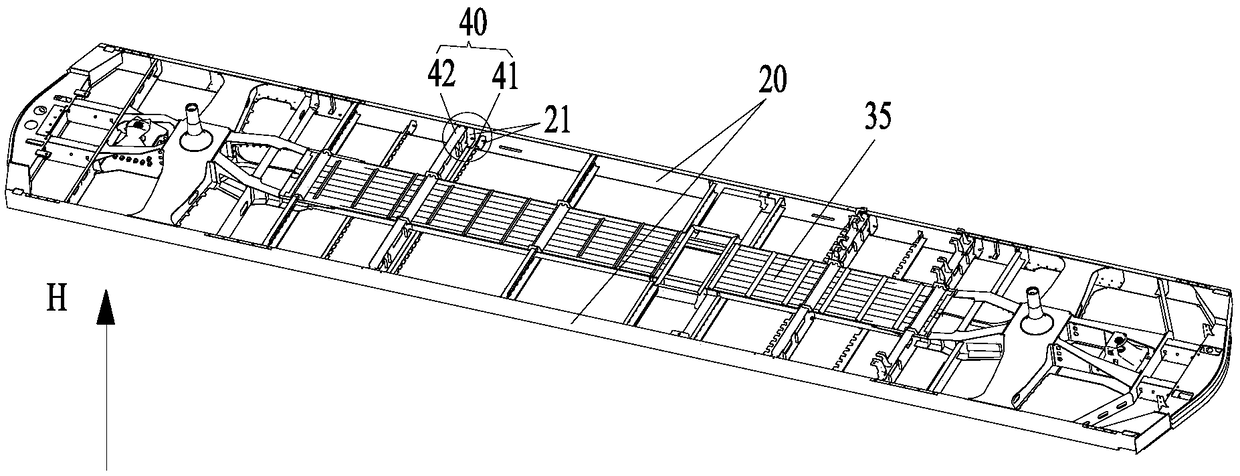 Underframe assembly of rail vehicle and rail vehicle