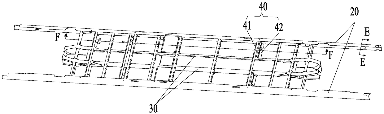 Underframe assembly of rail vehicle and rail vehicle