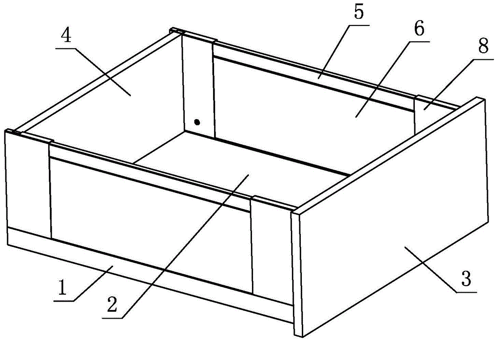 Stable structure of a side plate of a drawer