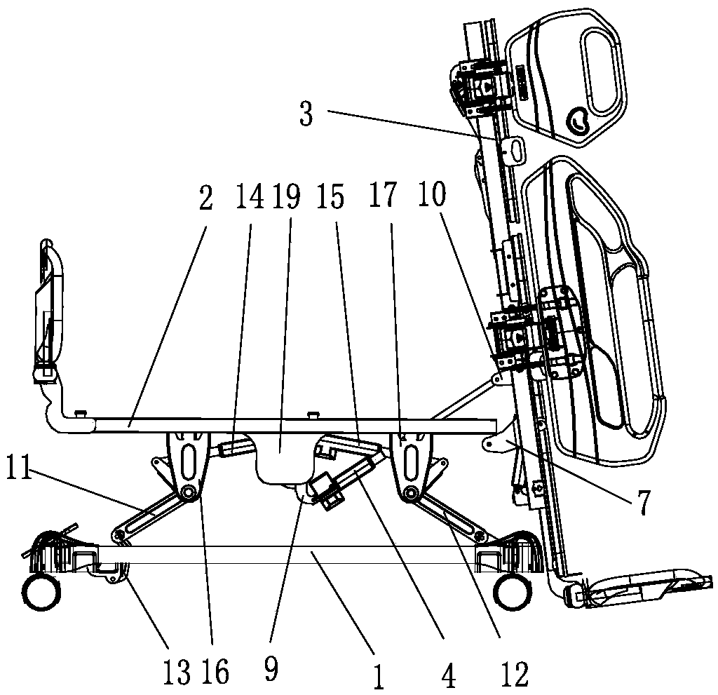 Standing bed