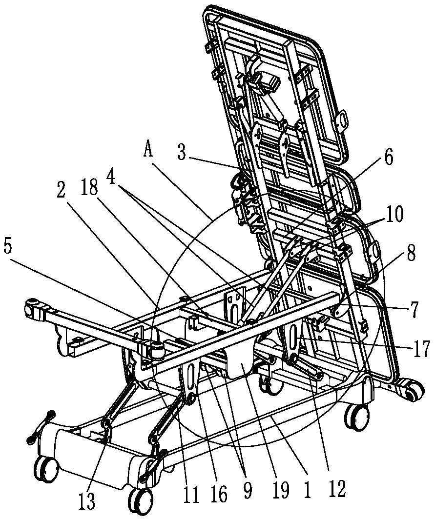 Standing bed