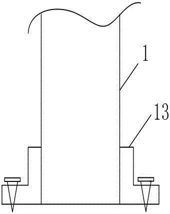 A Composite Fixing Column Applicable to Log House Porch