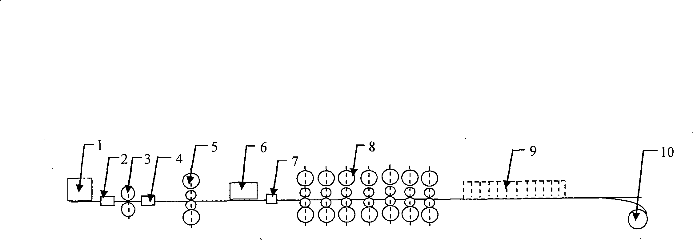 Method for rolling interstitial free steel ferrite on traditional hot rolling mills