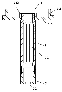 Dimming cylinder for debugging galvanometer coaxial core and debugging method