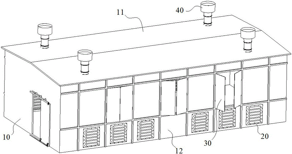 Machine room capable of rapid heat dissipation and heat dissipation method for same
