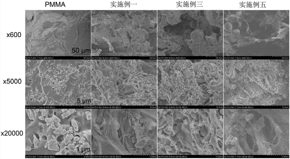 Compound bone cement and preparation method thereof