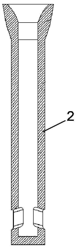 Porous submersed nozzle for pouring blooms