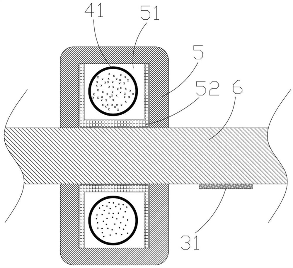 Cable spacer bar to assist in slowing down the vibration of high-altitude cables