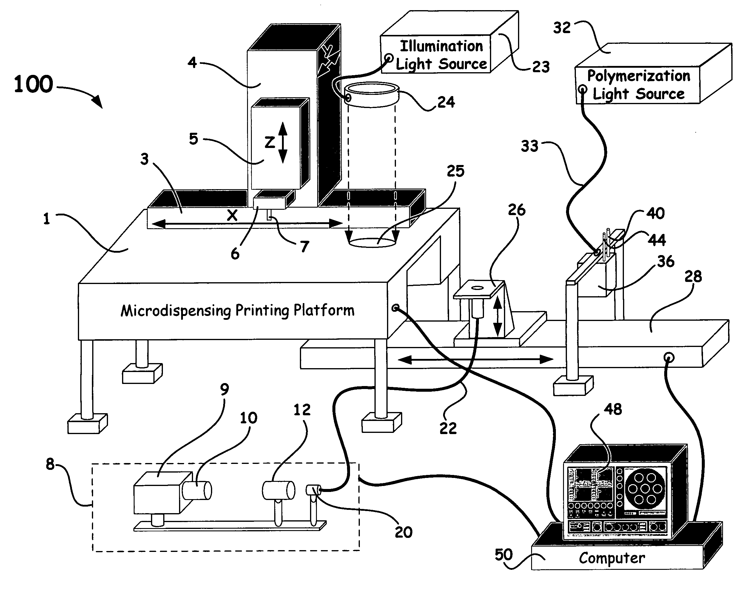 Method for creating chemical sensors using contact-based microdispensing technology