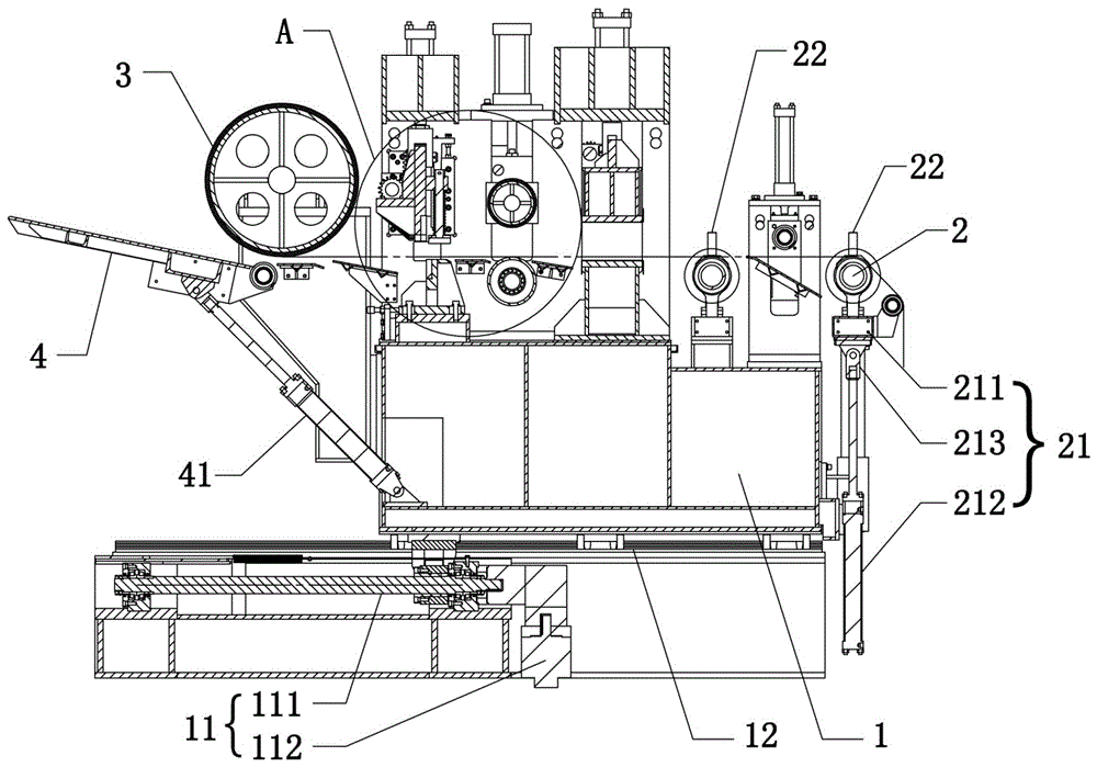 Numerical control tension adjusting device for panel production line