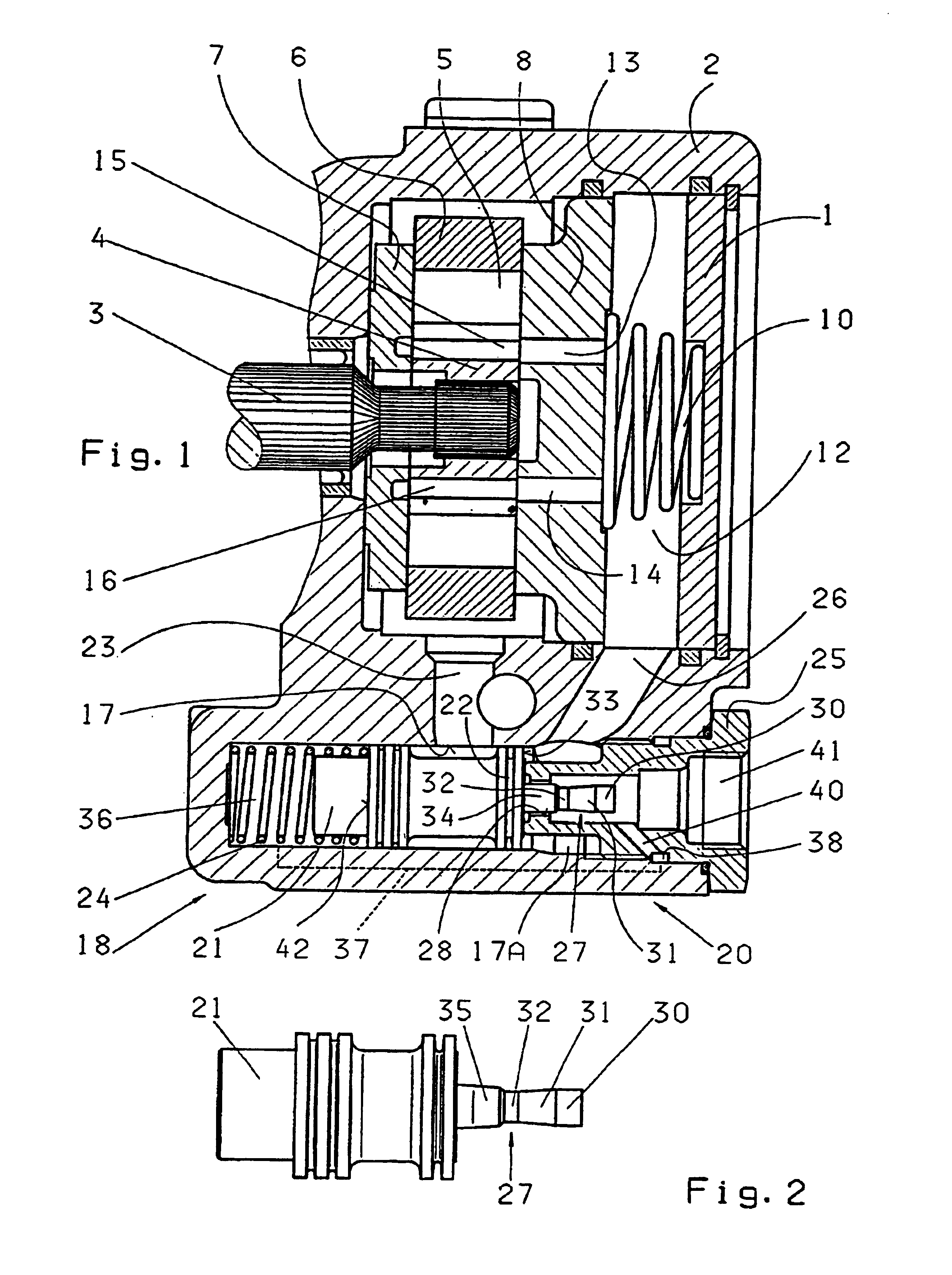 Control device for positive displacement pumps