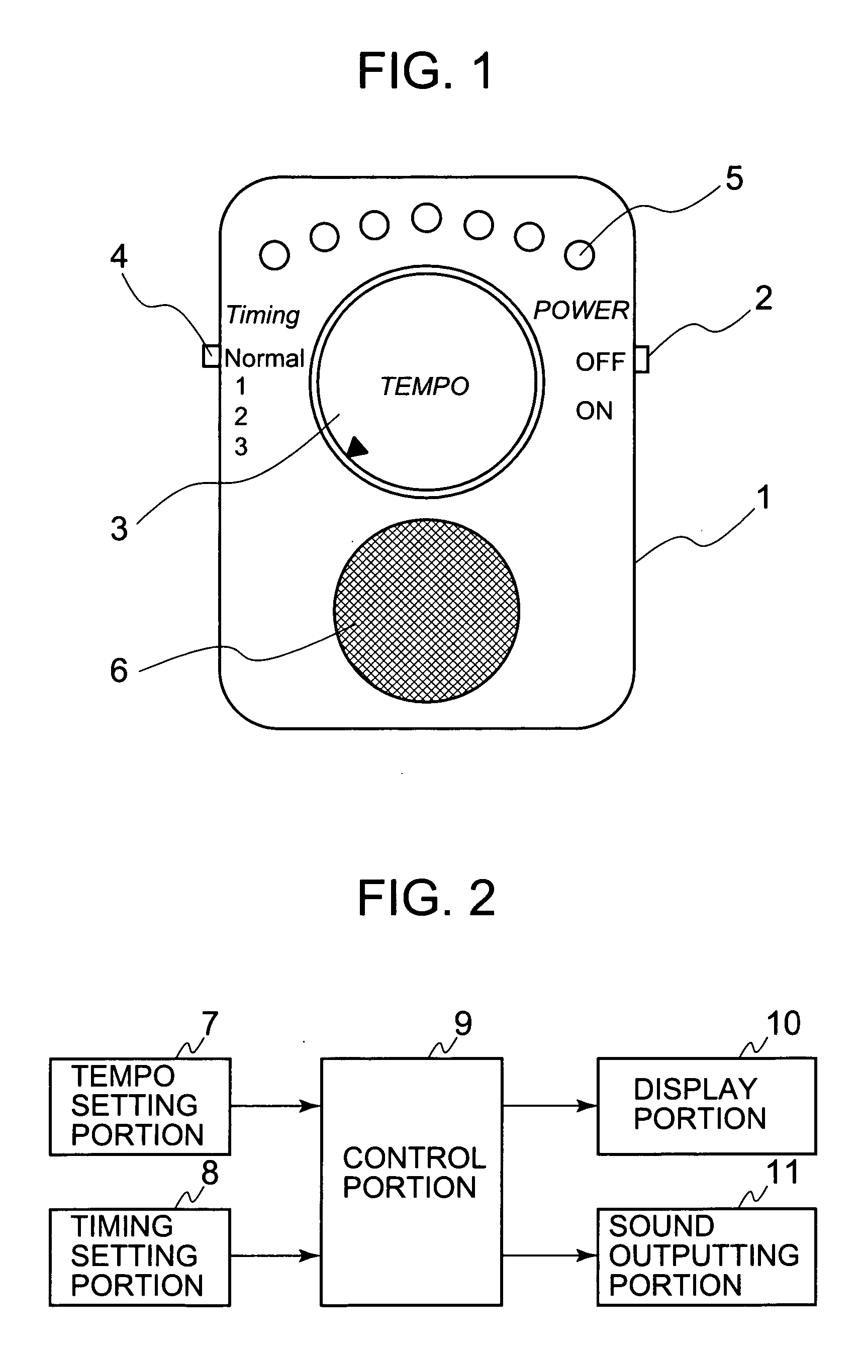 Electronic metronome and method of indicating tempo of electronic metronome
