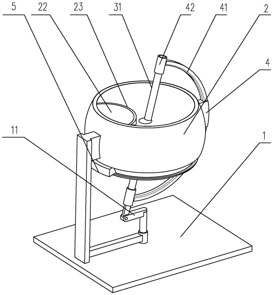 Magnetic powder mixing device