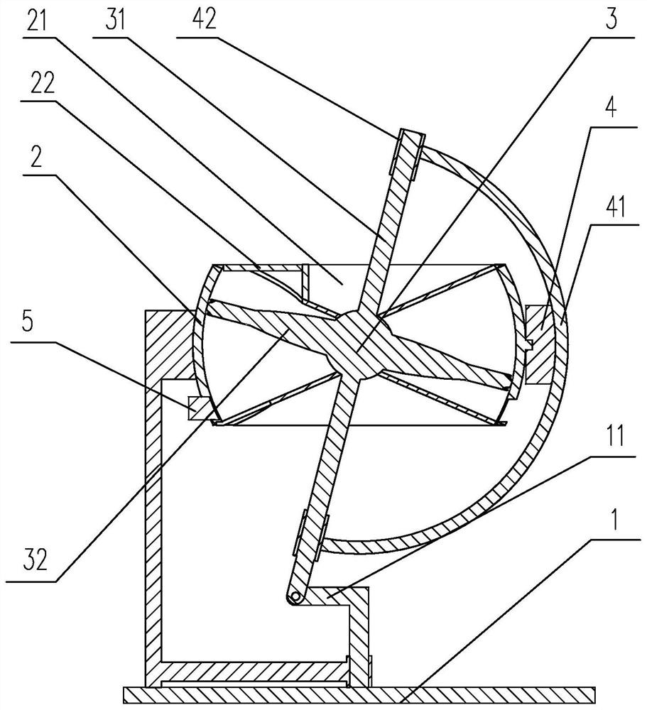 Magnetic powder mixing device