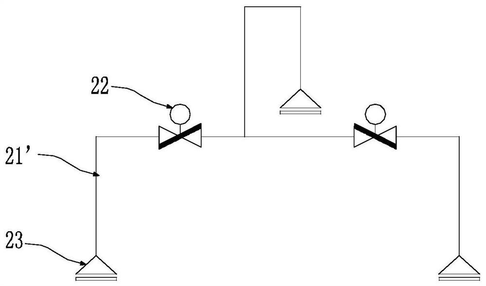 Ballast Tank Structure with Connecting Piping