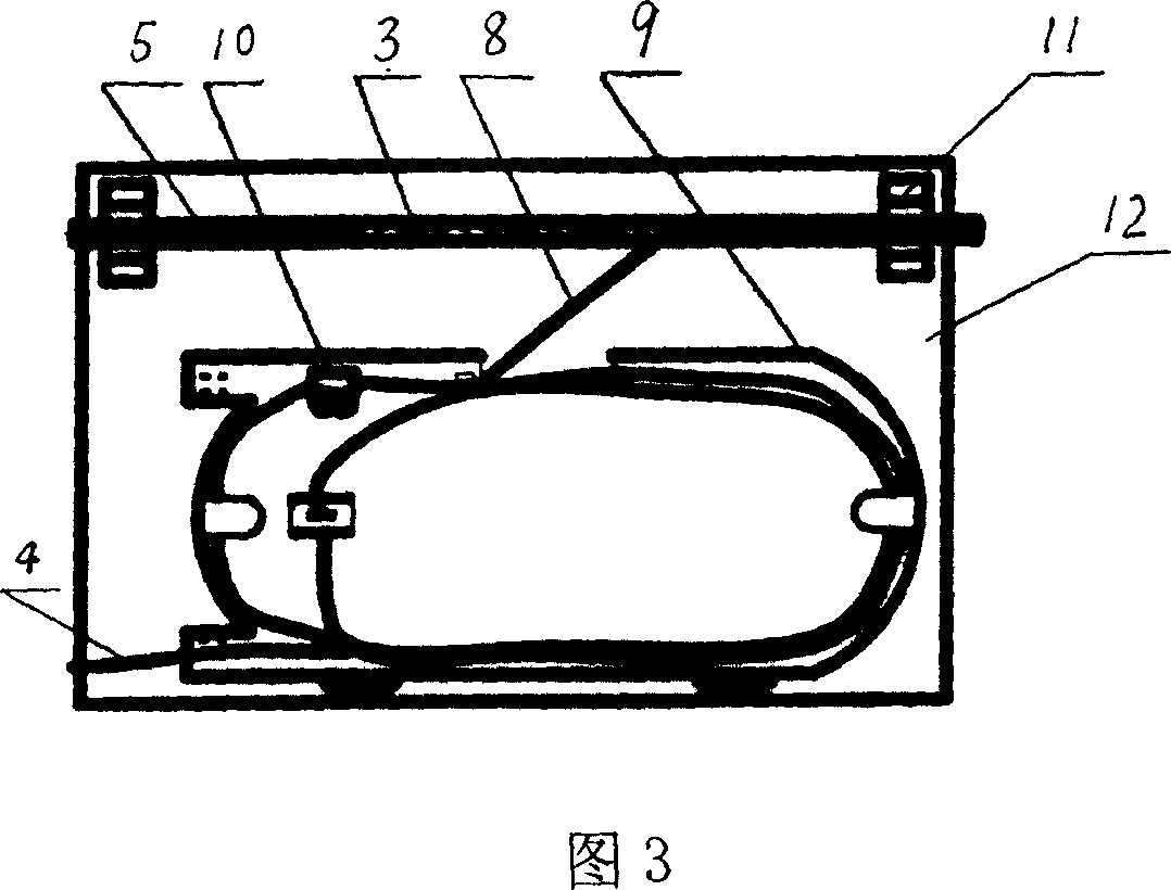 Optical cable laying and fiber distributing method for optical fiber to house