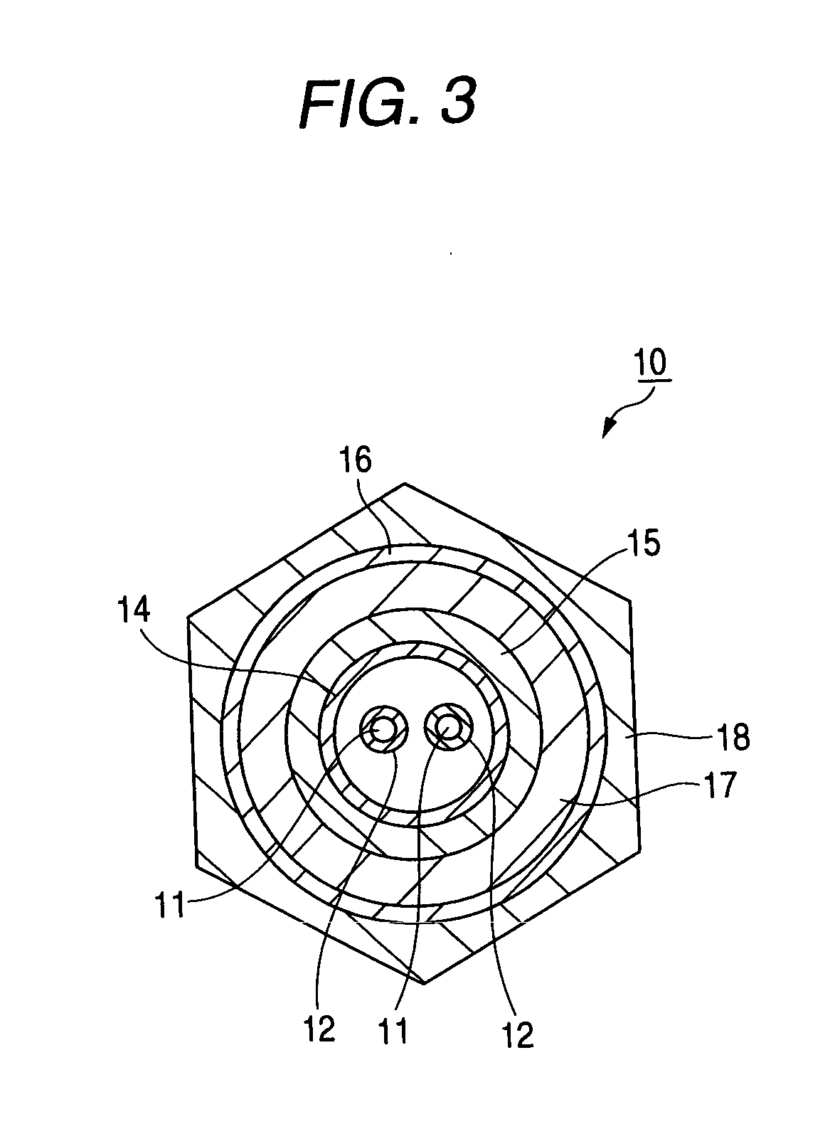 Shielded cable-grounding structure