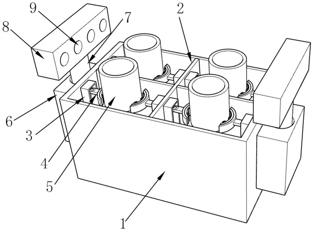 Integrated growth device for flower planting