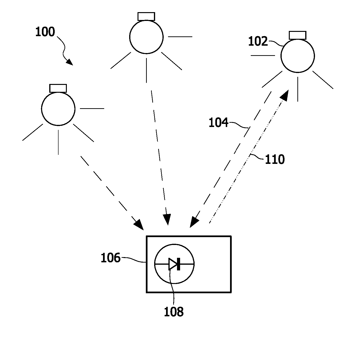 Efficient address assignment in coded lighting systems