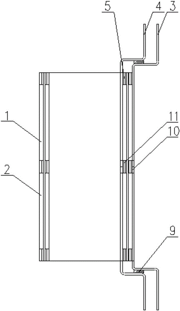 Structure and process of integrally wound foil coil of low voltage winding of axial split transformer