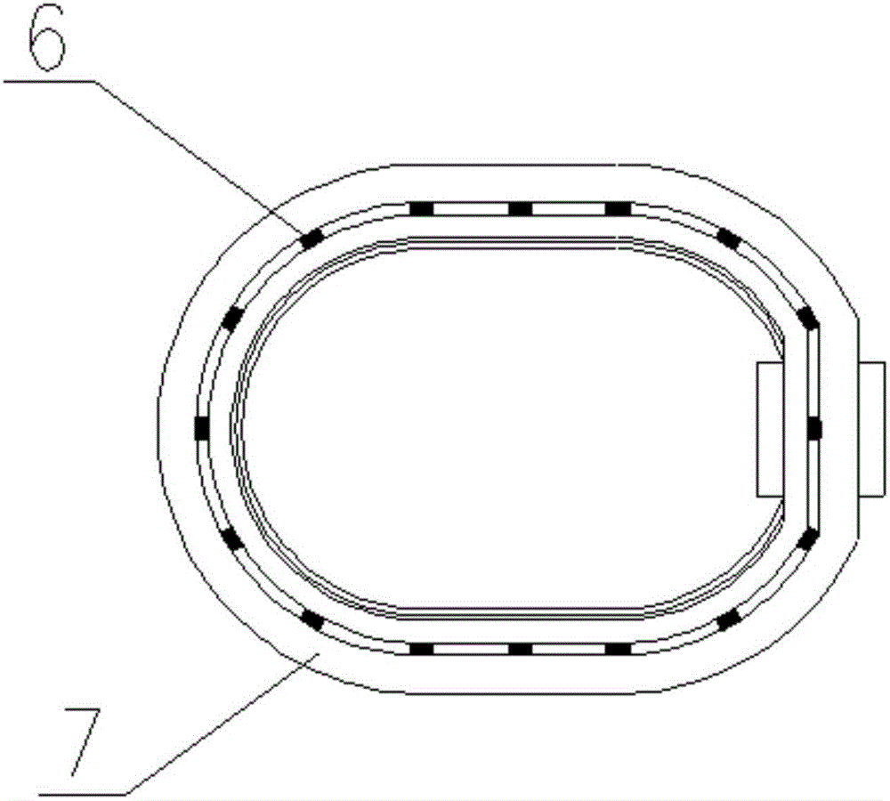 Structure and process of integrally wound foil coil of low voltage winding of axial split transformer