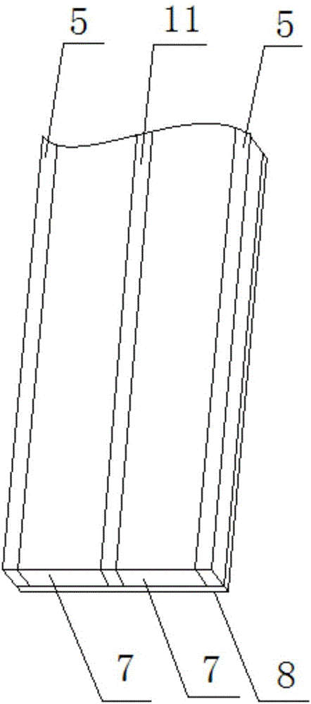 Structure and process of integrally wound foil coil of low voltage winding of axial split transformer