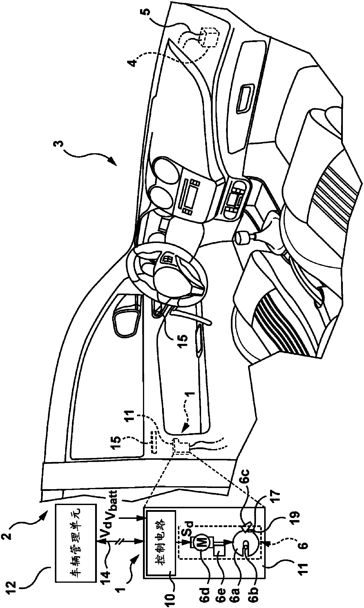 E-latch with motor reset